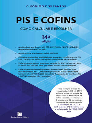 cover image of PIS e COFINS Como Calcular e Recolher